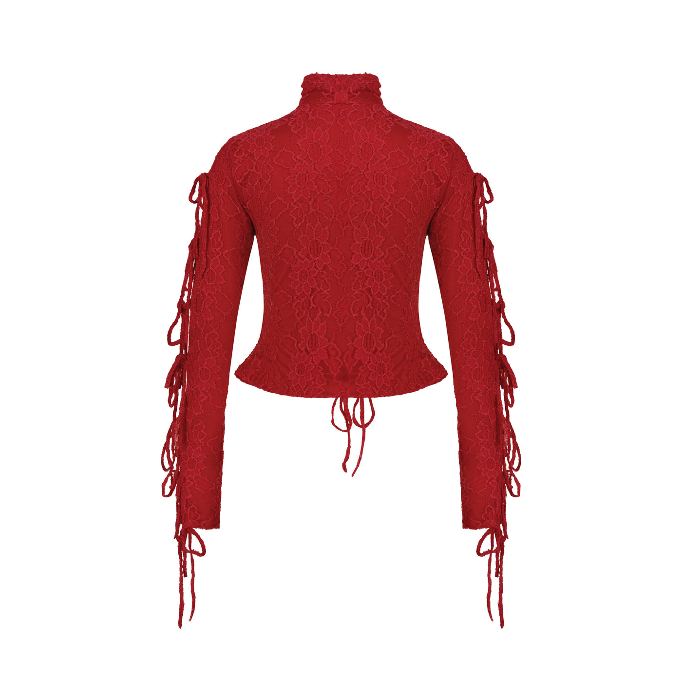 Dracy Red Lace Top