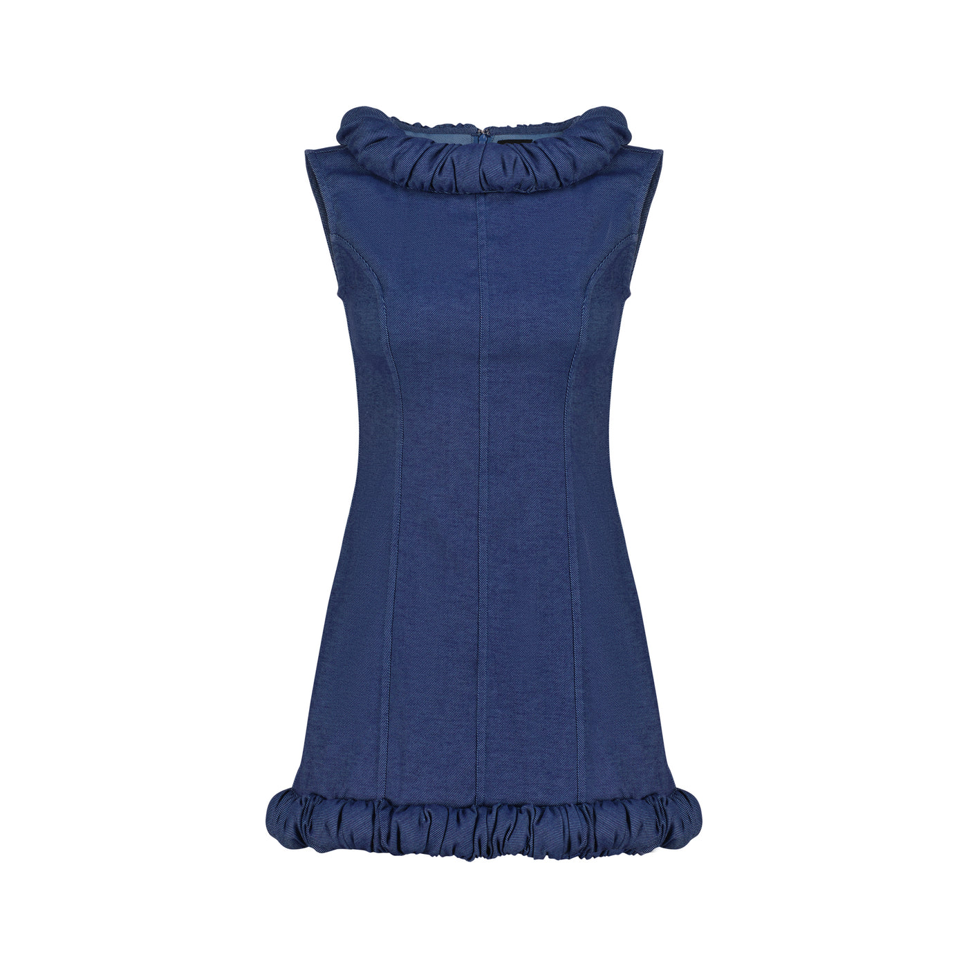 clown mini denim dress by lilo