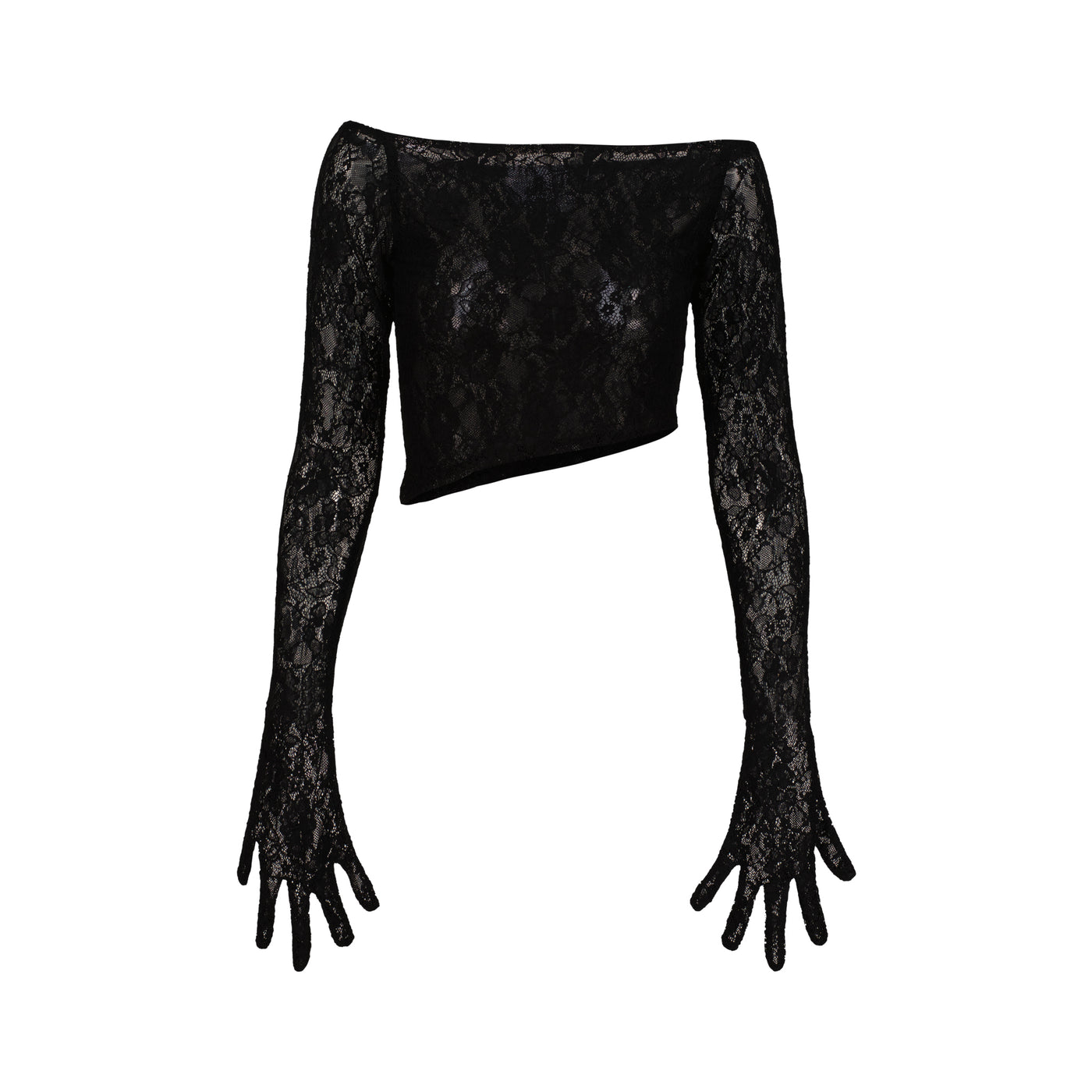 Lace Gloved Top