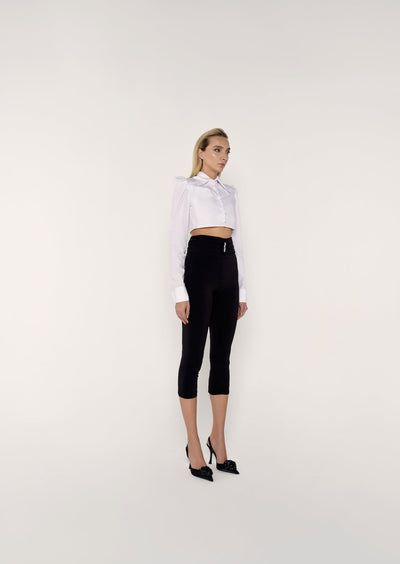 high waist black legging